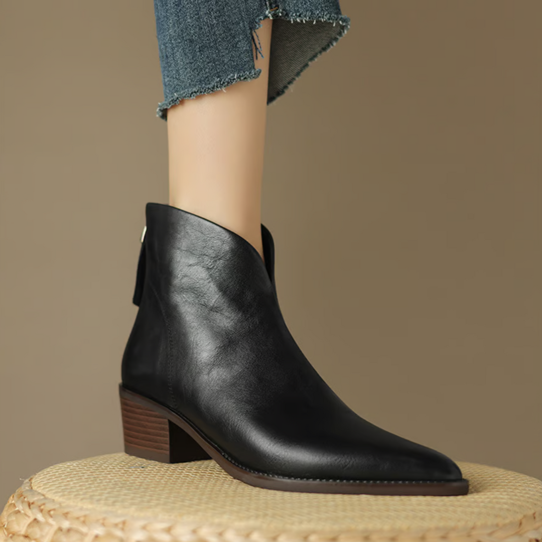 Bottines Élégantes en Cuir