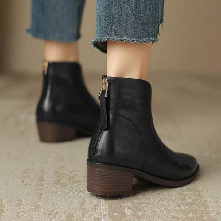 Bottines Élégantes en Cuir