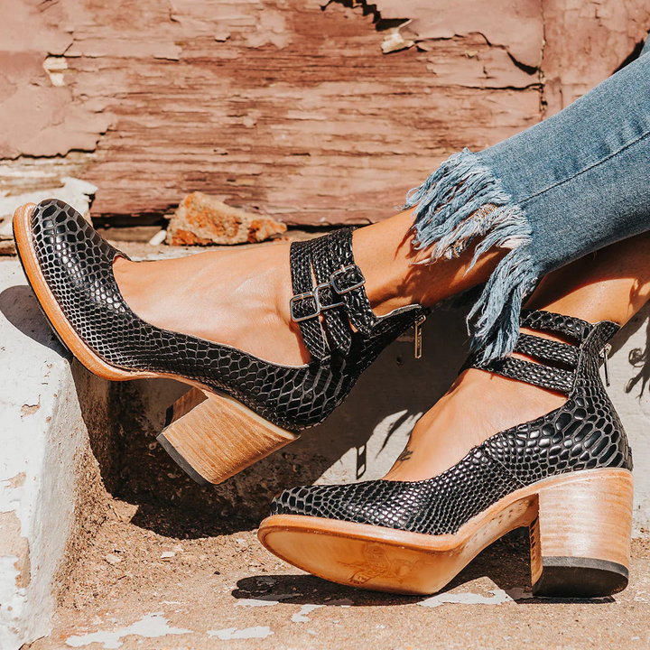 Calista | Bottines Élégantes au Style Western