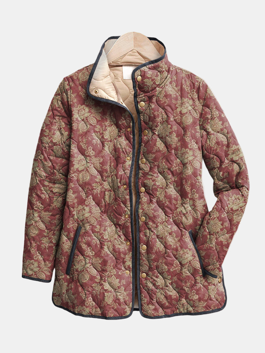 Corinne | Veste Imprimée Florale Rétro