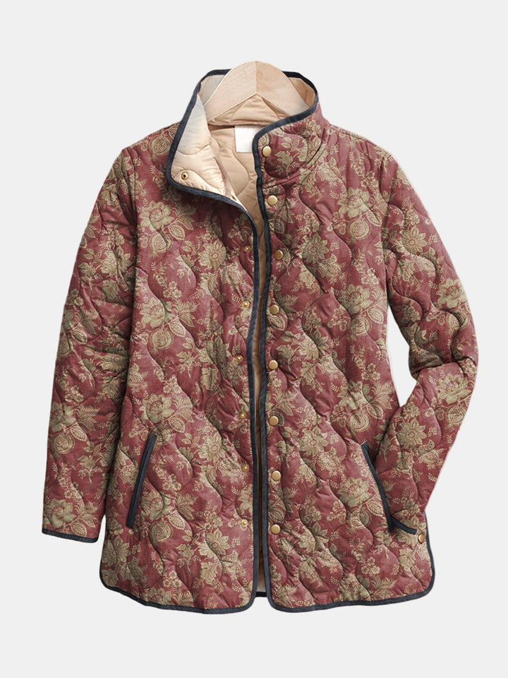Corinne | Veste Imprimée Florale Rétro