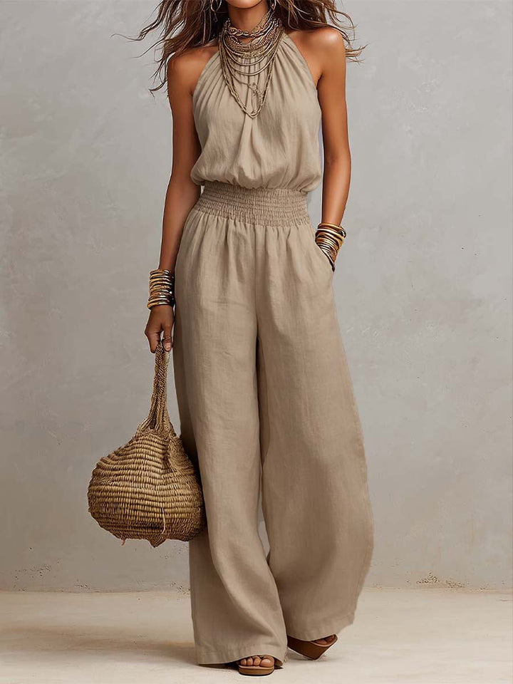 Valeria | Combinaison Élégante à Col Halter