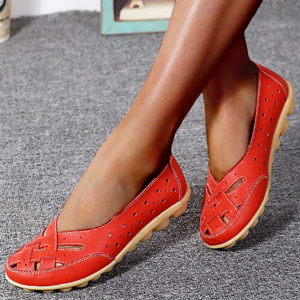 Mocassins Élégants en Cuir Aéré