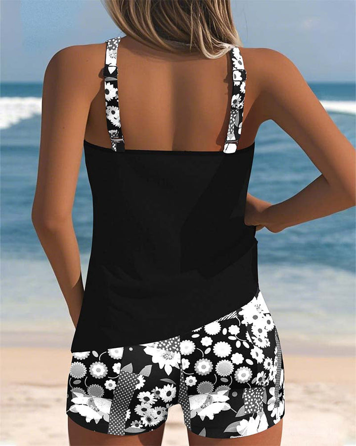 Matilda | Ensemble de Maillot de Bain à Imprimé Floral