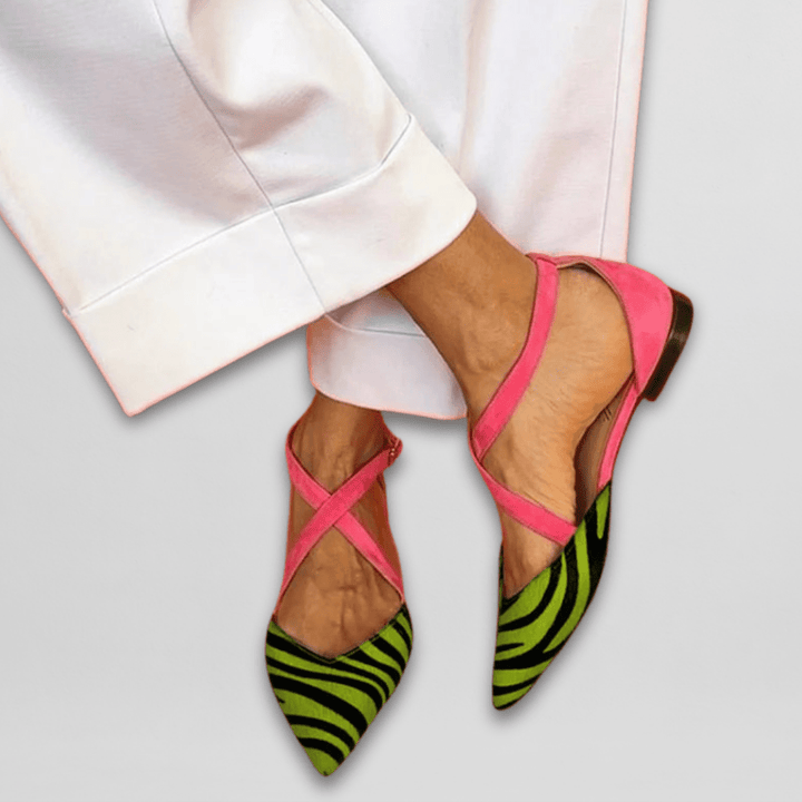 Elisa | Ballerines à lanières