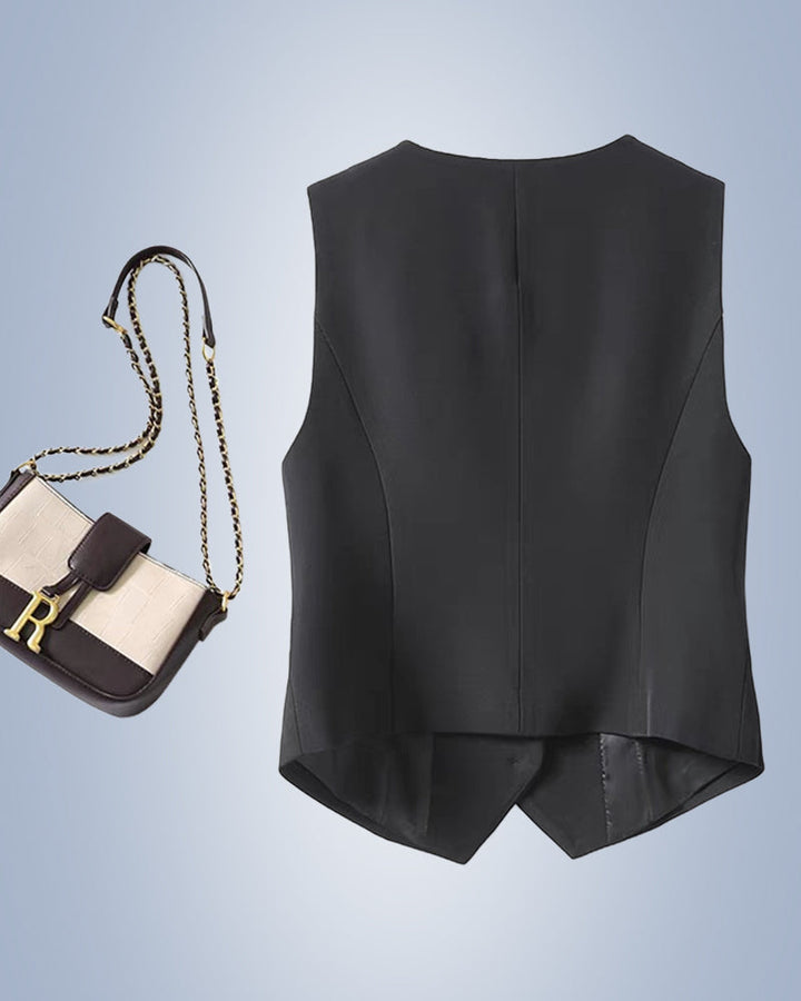 Veste de costume pour femme de couleur unie