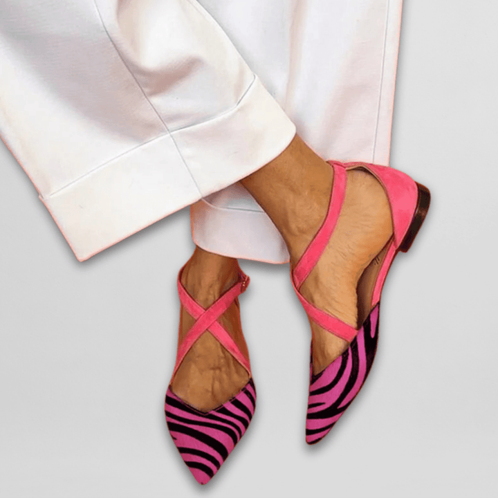 Elisa | Ballerines à lanières