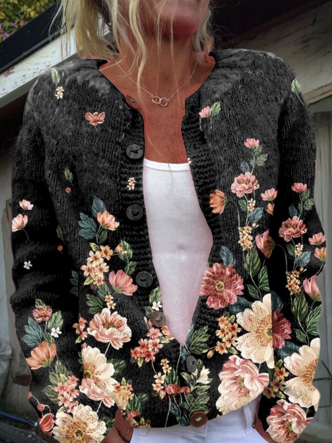 Dawnflora™ | Cardigan Floral Vintage