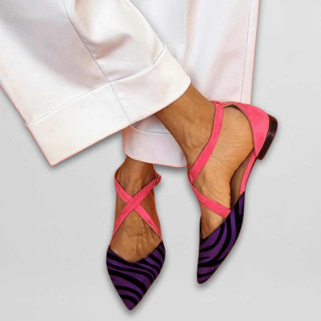 Elisa | Ballerines à lanières