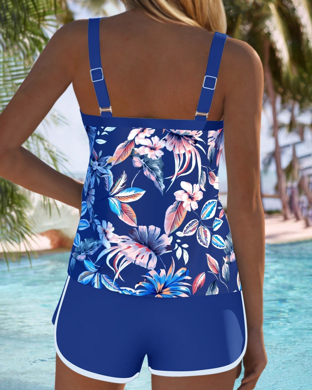 Evie | Tankini Floral à Encolure U