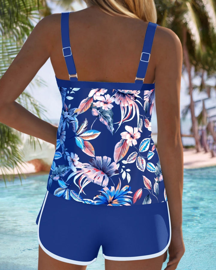 Evie | Tankini Floral à Encolure U