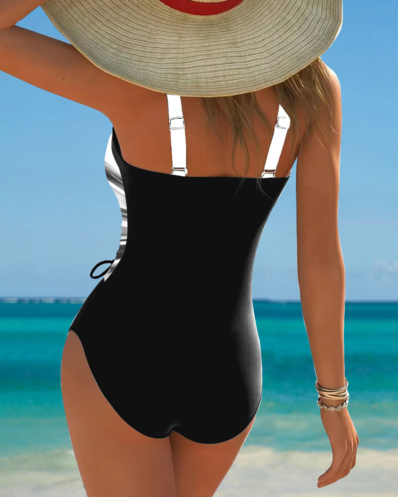 Eleanor | Maillot de bain une pièce à cordon dégradé
