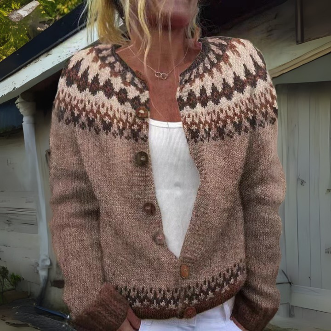 Cardigan Oona Folk Knit