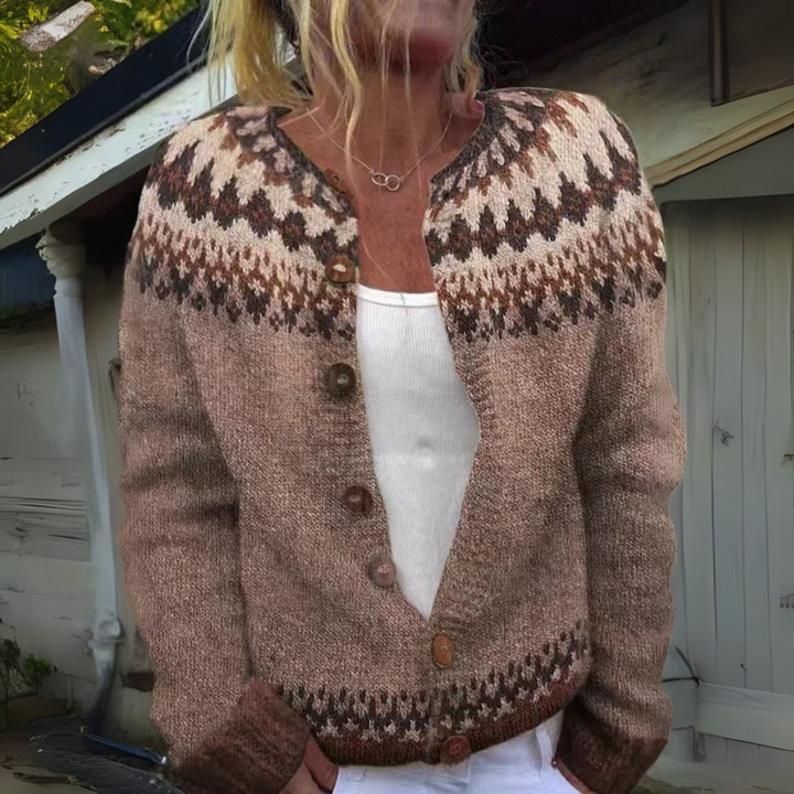 Cardigan Oona Folk Knit