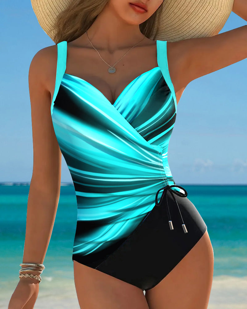 Eleanor | Maillot de bain une pièce à cordon dégradé