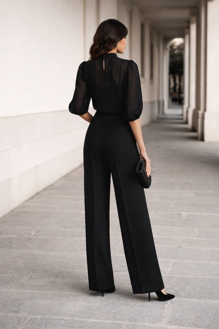 Valentina | Ensemble Trois Pièces avec Débardeur et Pantalon Large