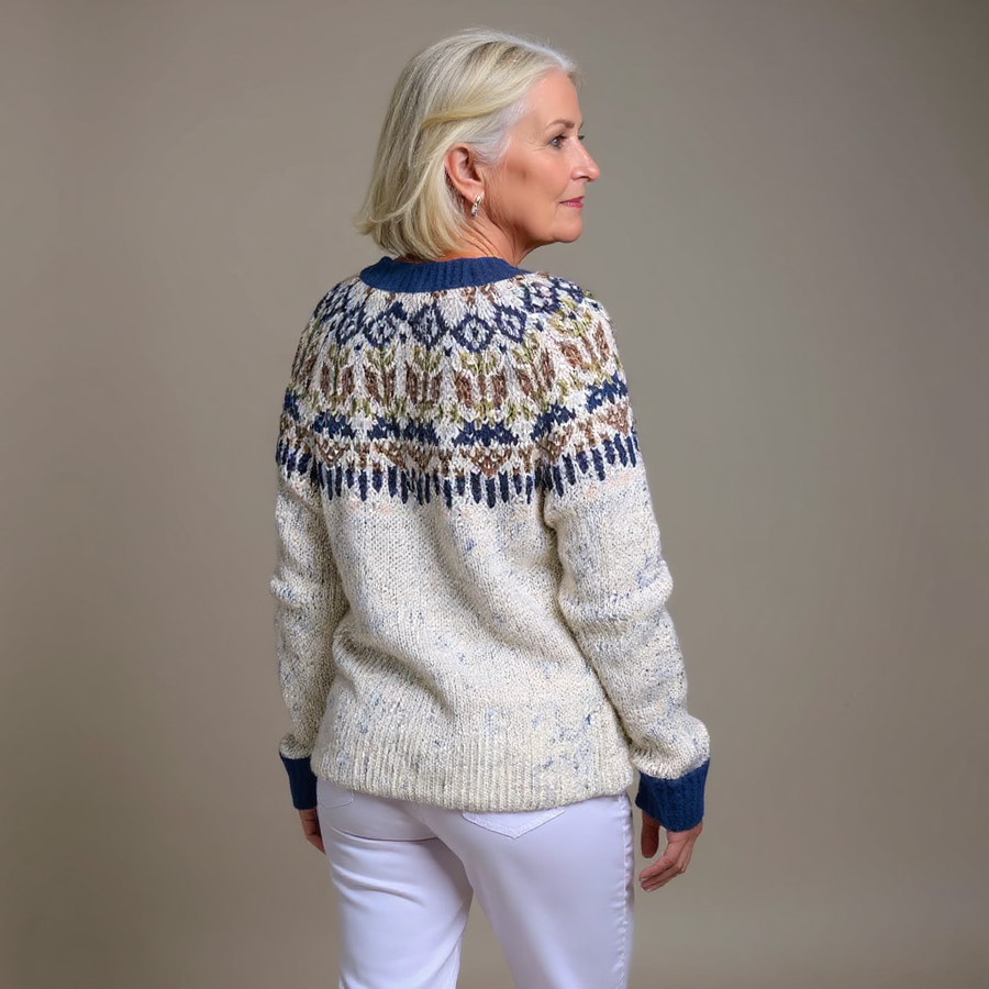 Cardigan en tricot Noor Fair Isle