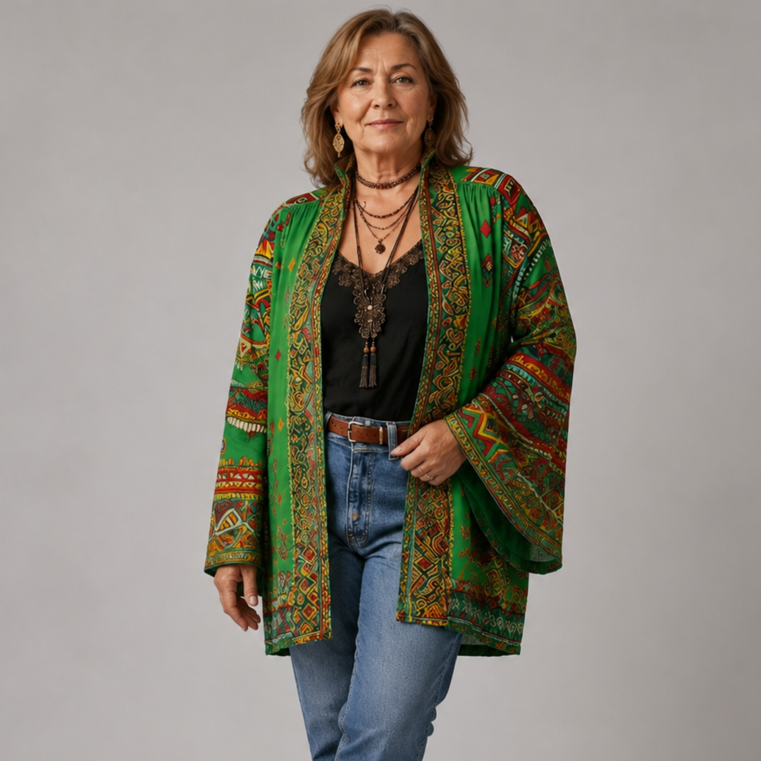 Darcy | Kimono Cardigan Brodé Boho