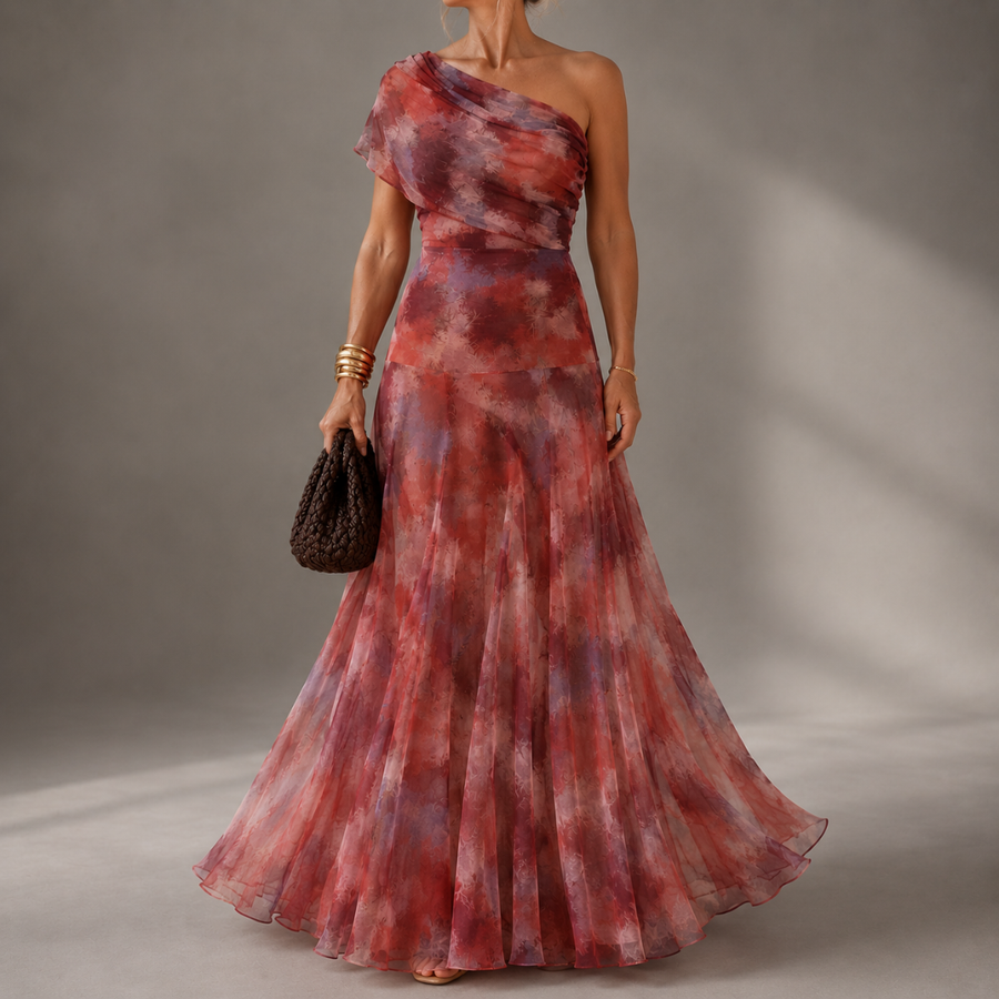 Mira | Robe Longue Décolletée