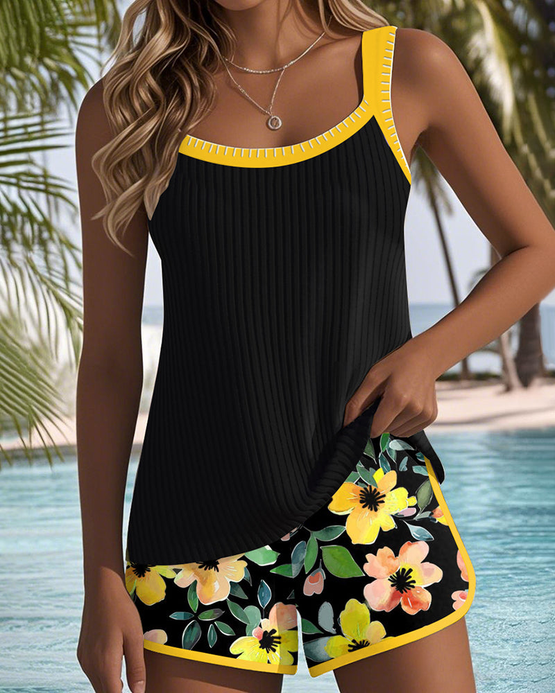 Freya | Ensemble Floral Deux Pièces