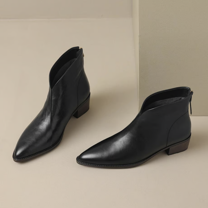 Bottines Élégantes en Cuir