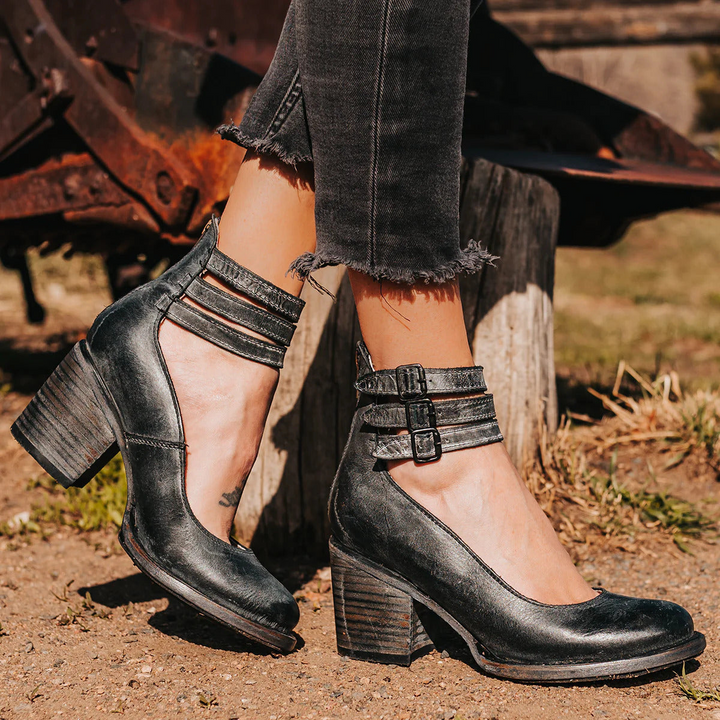 Calista | Bottines Élégantes au Style Western