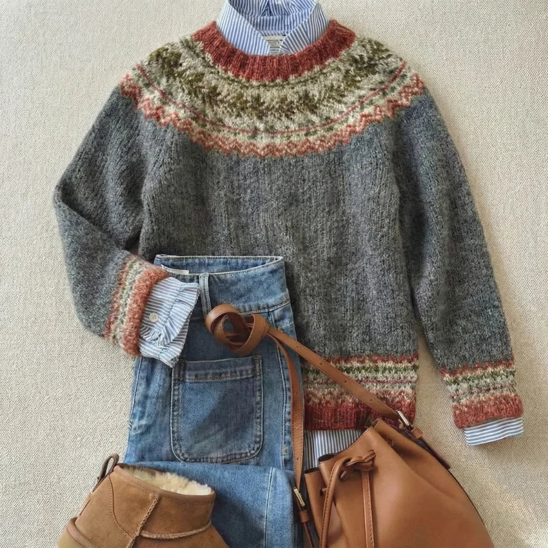 Megan™ | Pull Tricot Vintage Classique