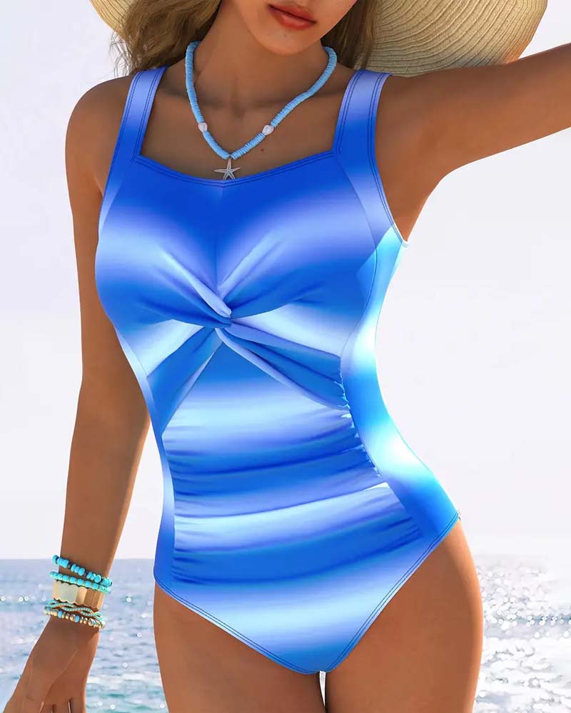 Eleanor | Maillot de Bain Une Pièce Dégradé Bleu