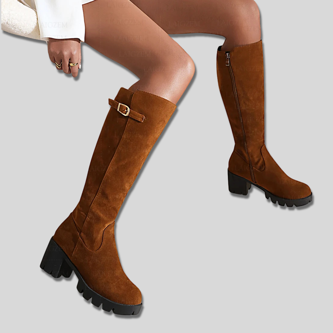 Calista - Bottes en Suède Montantes