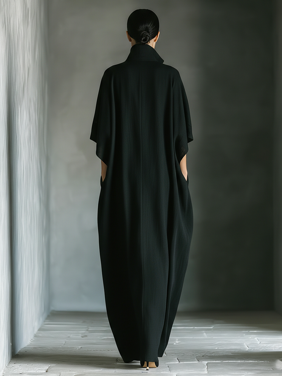Costanza | Robe Maxi à Décolleté en V et Manches Kimono