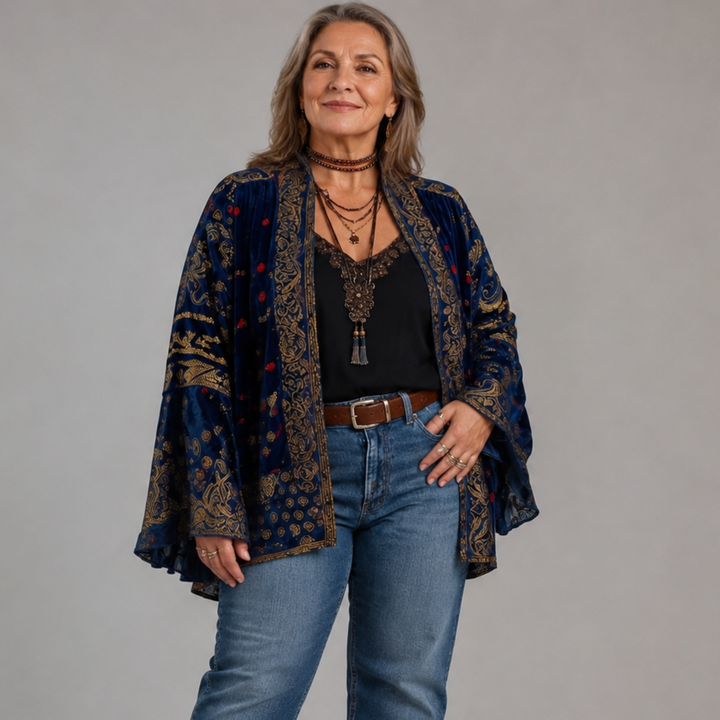 Darcy | Kimono Cardigan Brodé Boho