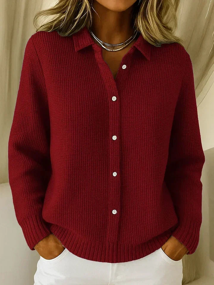 Cardigan Élégant en Laine Douce - Collection Fiora