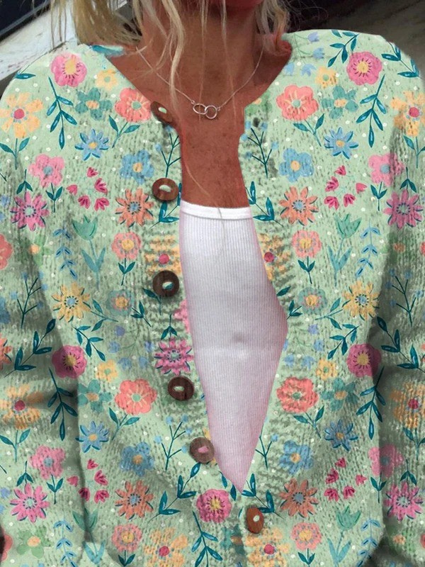 Bianca™ | Cardigan Floral Vintage
