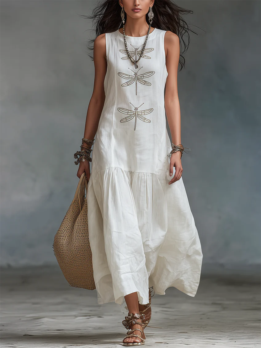 Genève - Robe Maxi Sans Manches