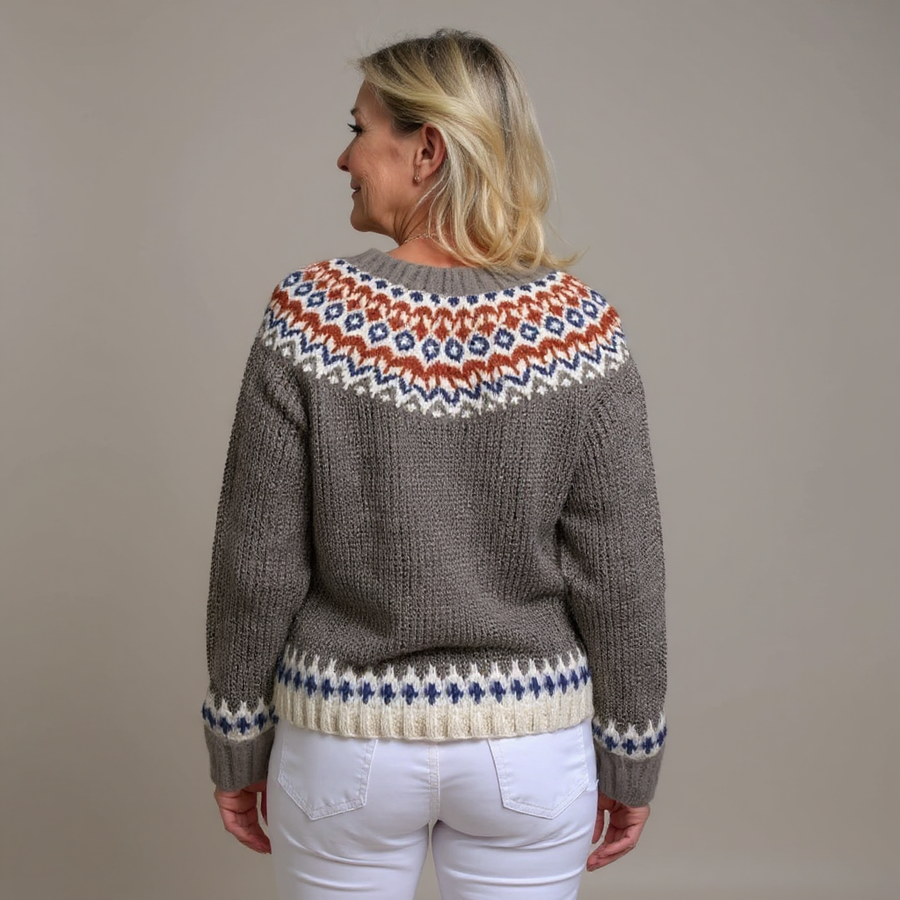 Cardigan Tricot Nordique Luna