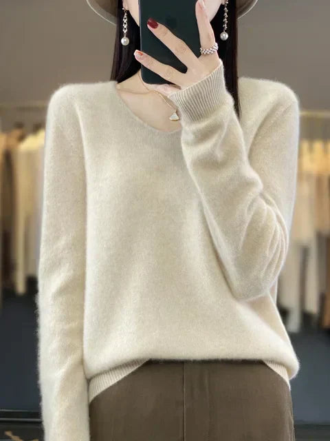 Pull Douillet Élégant Elena - Chic et Confort pour l'Hiver
