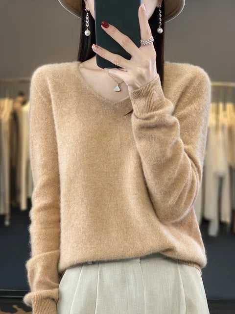 Pull Douillet Élégant Elena - Chic et Confort pour l'Hiver