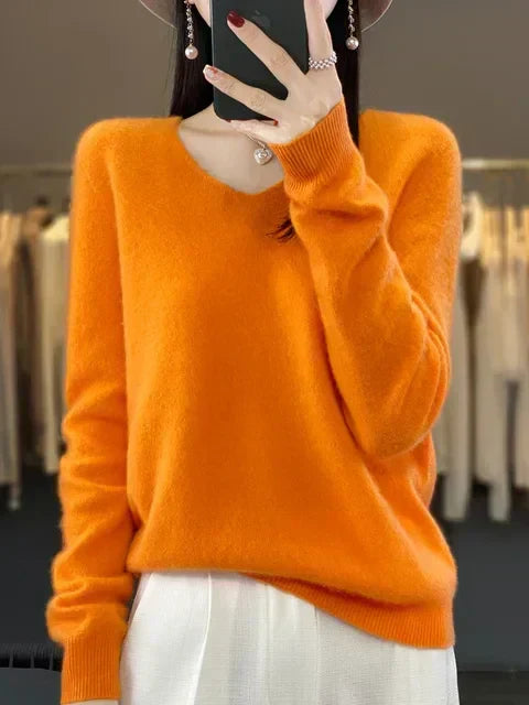 Pull Douillet Élégant Elena - Chic et Confort pour l'Hiver