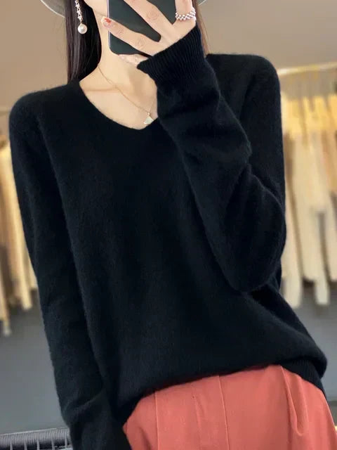 Pull Douillet Élégant Elena - Chic et Confort pour l'Hiver