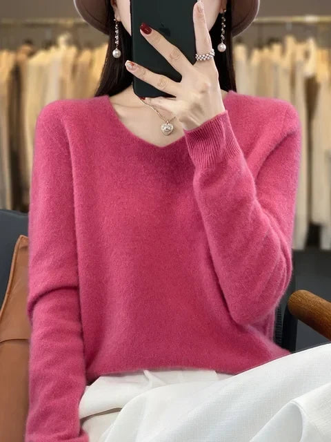 Pull Douillet Élégant Elena - Chic et Confort pour l'Hiver