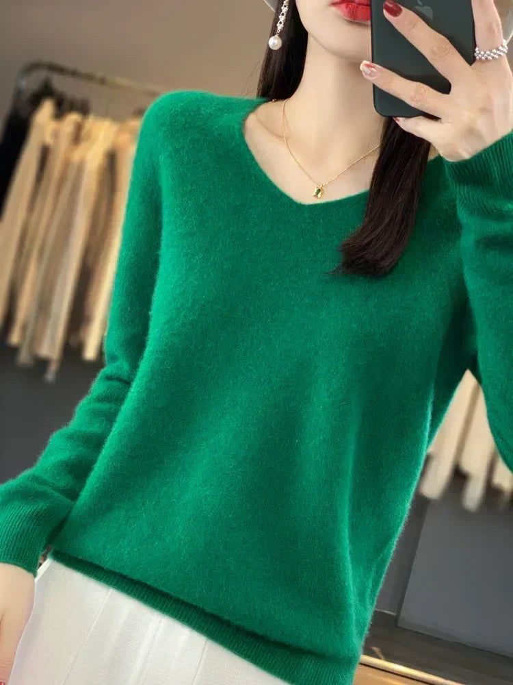 Pull Douillet Élégant Elena - Chic et Confort pour l'Hiver