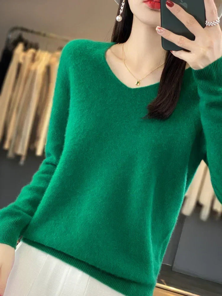 Pull Douillet Élégant Elena - Chic et Confort pour l'Hiver