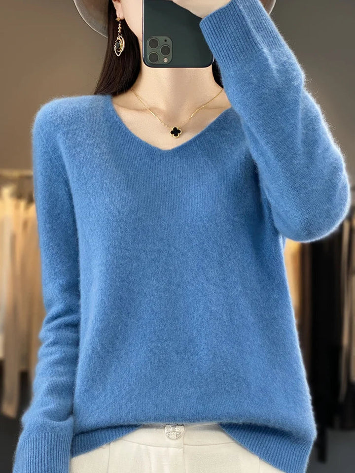 Pull Douillet Élégant Elena - Chic et Confort pour l'Hiver