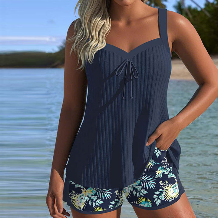 Alice | Tankini de Plage à Fleurs en Deux Pièces