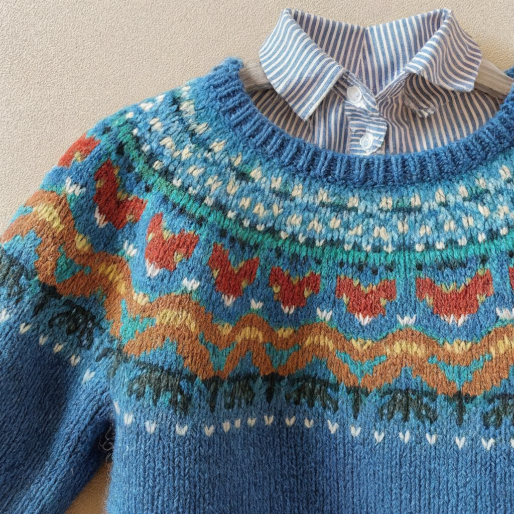 Kaylee™ | Pull Vintage Classique en Tricot