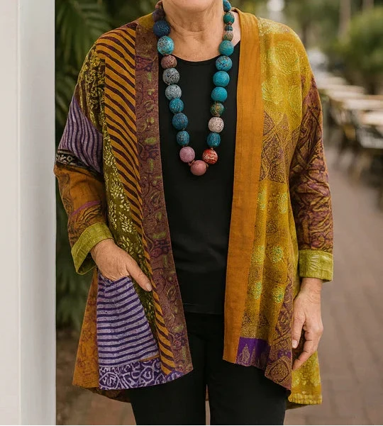 Astrid | Cardigan Drapé Élégant
