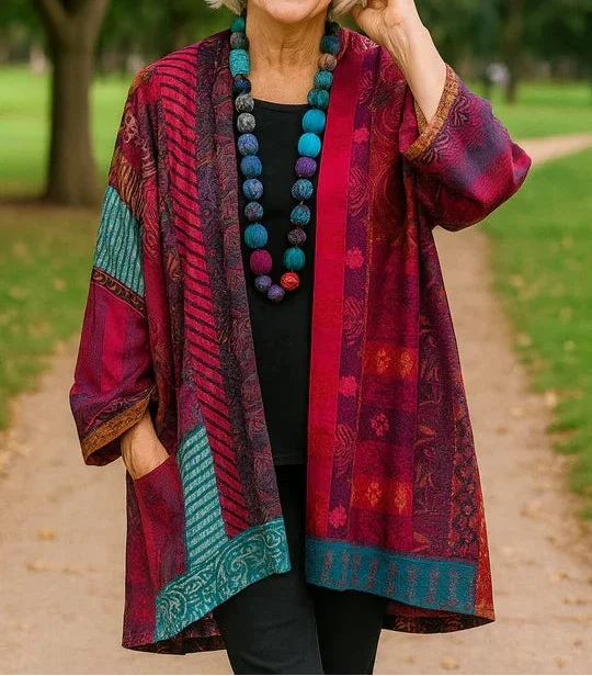 Astrid | Cardigan Drapé Élégant