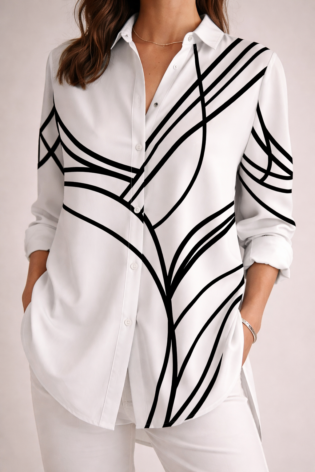 Éléna - Chemise Graphique
