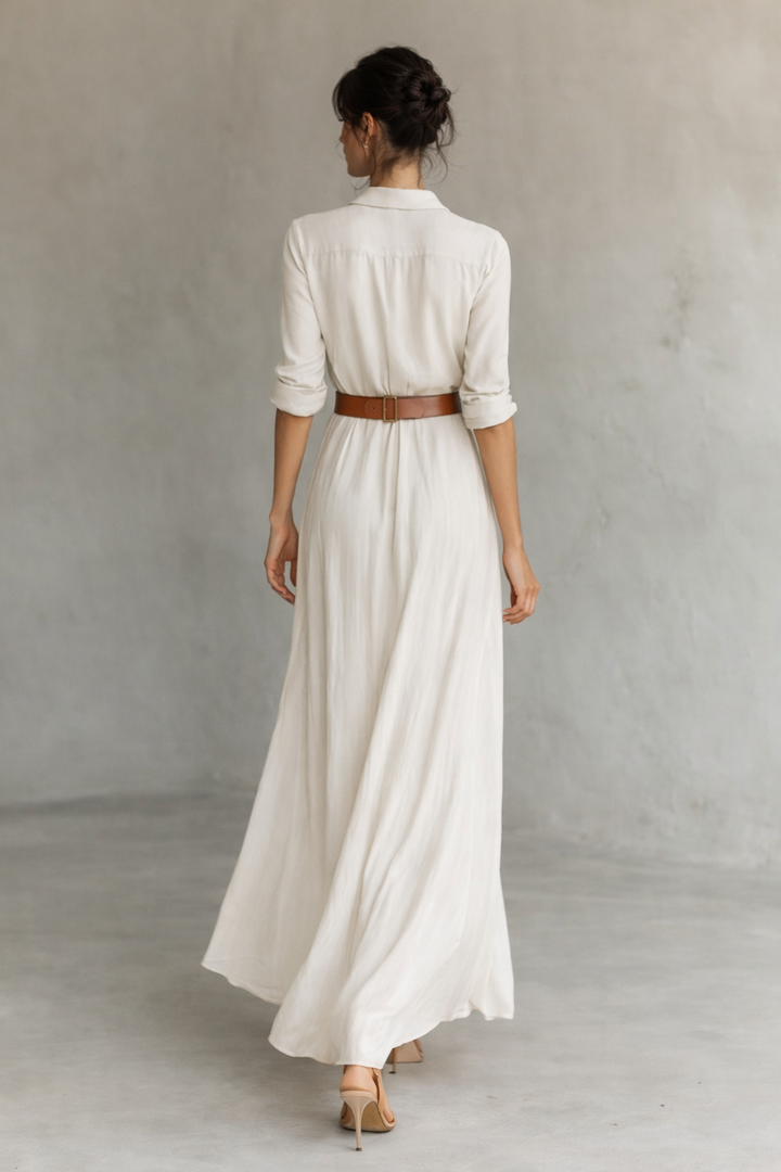 Solène - Robe Maxi en lin