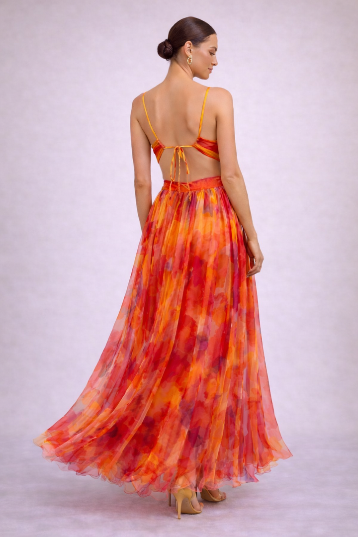 Julia - Robe Longue Fleurie Élégante